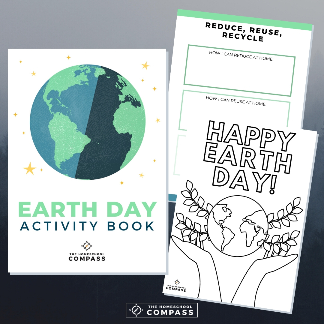 Free Earth Day Activity Book Homeschool Compass