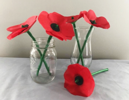 7 Poppy Crafts for Remembrance Day - Creative Sides