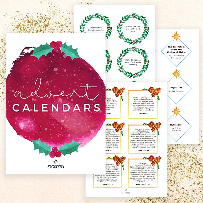 Scripture Advent Calendar for Printable, Christmas Countdown