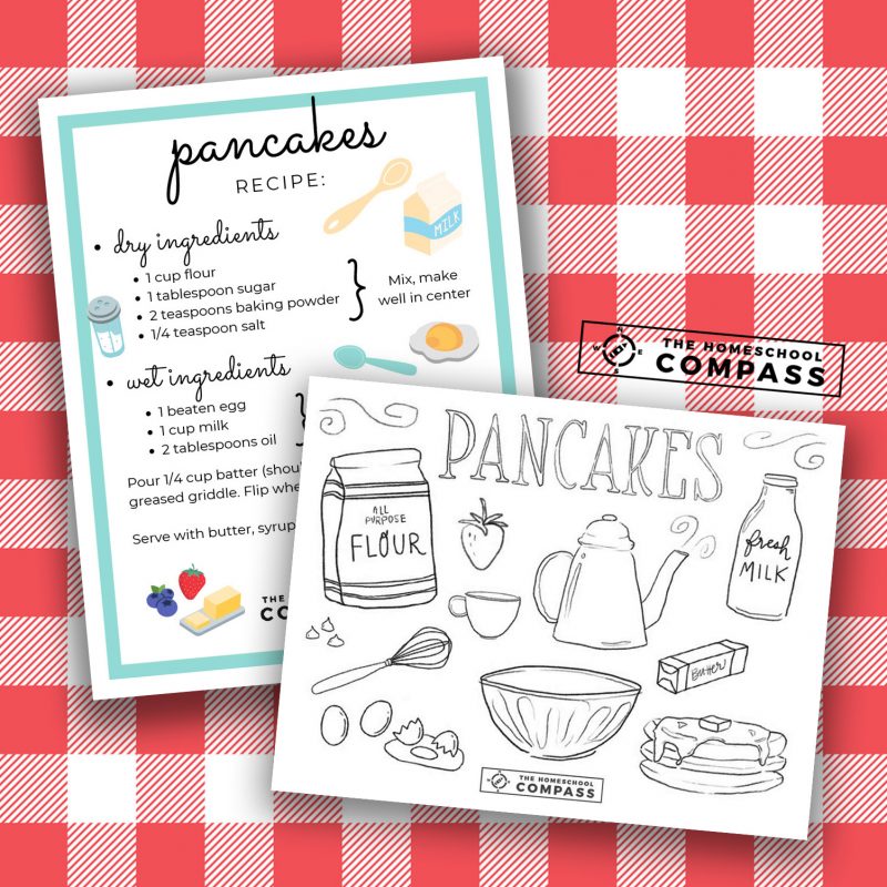 pancakes-recipe-coloring-page-homeschool-compass