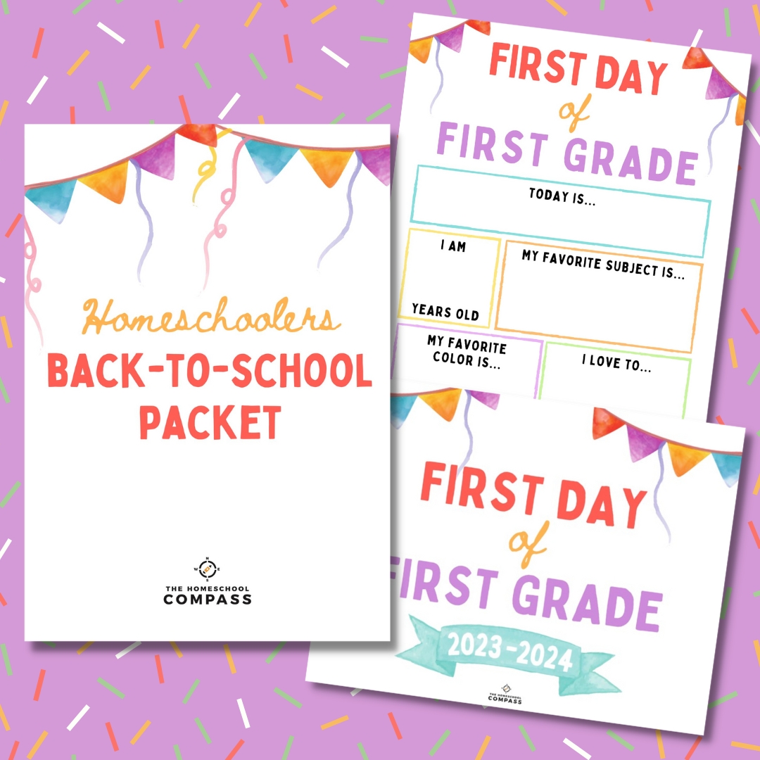 first day of school printables